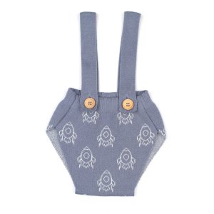 Kısa Donlu Desenli Tulum