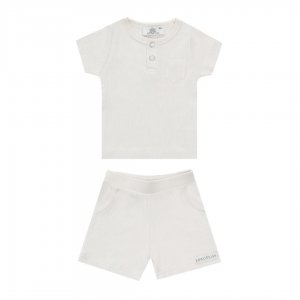 Edel Weiss Modal Kumaş Kız Erkek Bebek Çocuk Tişört Şort Takım