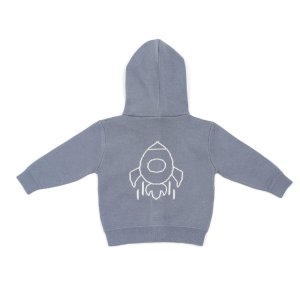 Desenli Kapşonlu Hırka