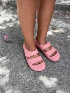 Toe Jelly Yumuşacık Cırt Cırtlı Kız Erkek Bebek Çocuk Sandalet